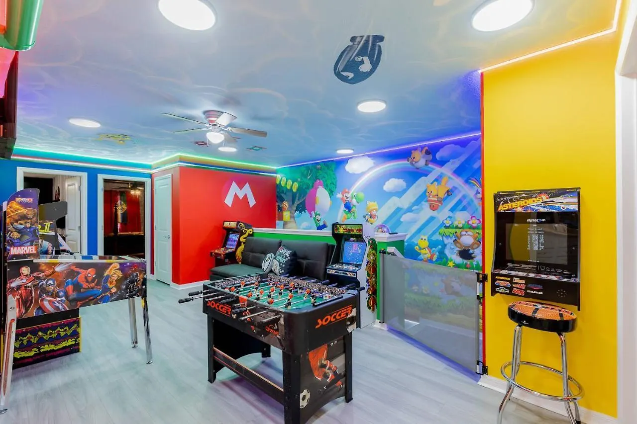Thematic House With Pool And Game Room At Resort Davenport United States